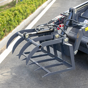 Minipala <span class=keywords><strong>Skid</strong></span> <span class=keywords><strong>Steer</strong></span> con Motore Kubota Diesel e Pinza, Vendita Diretta dalla Fabbrica Cinese - Product Image 5
