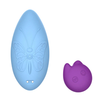 Weicher Silikon-Fernbedienungs-G-Punkt-Klitoris-Vibrator, Vaginal-Vibrations-BH und -Höschen, Vibrator-Sexspielzeug für Frauen
