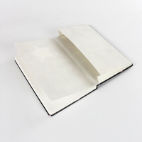 Cuaderno de Tapa Dura de PU con Lazo de Rosa Floral Negro, Banda Elástica, Estética Coqueta, Diario Personalizado, Papelería