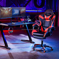 Chaises de jeu en cuir inclinables pas chères Cadeira Silla Gamer Chaises de jeu Rgb avec repose-pieds pour les joueurs