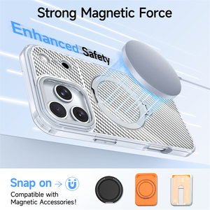 <span class=keywords><strong>Coque</strong></span> de téléphone transparente avec trous de précision antidérapants Lichicase pour Motorola Edge 60 Stylus G G Stylus G Play, <span class=keywords><strong>coque</strong></span> magnétique - Product Image 5