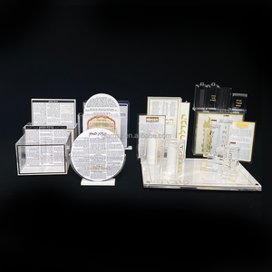 Cửa hàng bán lẻ xoay trường hợp tông phía trước đứng Acrylic Hộp hiển thị benchers challah Bìa judaica mezuzah tùy chỉnh hộp diêm - Product Image 6