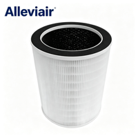 Filter Karbon Aktif HEPA H13 Alleviair 4-Tahap Katalis Dingin Kompatibel dengan Suku Cadang Pemurni Udara COLZER KJ-580/UNbeaten Garansi 1 Tahun