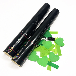 Di alta qualità elettrico cannone tubo tiratore con forma di <span class=keywords><strong>cuore</strong></span> coriandoli di carta a prova di fiamma cannone biodegradabile - Product Image 2