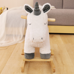 Vente en gros <span class=keywords><strong>de</strong></span> jouets en bois massif cheval à bascule <span class=keywords><strong>licorne</strong></span> adorable cheval à bascule pour enfants jouets éducatifs stables pour enfants - Product Image 5