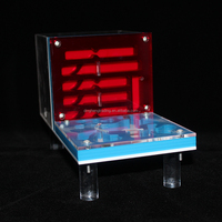 Personnaliser Acrylique Transparent Fourmi Ferme Nid Champignon avec Filtre Rouge Formicarium