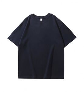 Camiseta de Manga Corta para Hombre, 280 g/m², Algodón Grueso, Cuello Redondo, Color Sólido, Diseño Simple y Holgado, para Impresión Personalizada - Product Image 2