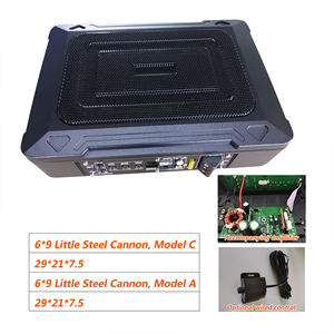 Amplificatore <span class=keywords><strong>Subwoofer</strong></span> Attivo Portatile Newnavi DC 12V Mini per Auto <span class=keywords><strong>150W</strong></span> RMS Ultra-Sottile Bobina Singola 20-20kHz - Product Image 3