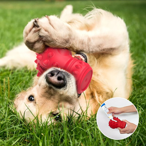 KINYU yeni çevre dostu diş çıkarma kauçuk köpek ses oyuncaklar-interaktif eğitim Bite dayanıklı 290g boks çiğnemek oyuncak - Product Image 2