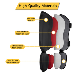 สนับแข้งมวยไทย NQ SPORTS พร้อมอุปกรณ์ป้องกันเท้าและเข่า สนับแข้งน้ำหนักเบาสำหรับเด็ก วัยรุ่น และผู้ใหญ่ - Product Image 4