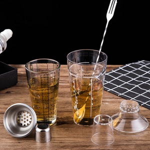 ชุดเชคเกอร์ค็อกเทลมาร์ตินี่มาร์ตาทำจากแก้วเครื่องมือบาร์พลาสติก - Product Image 4