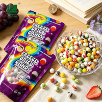 Bonbons aux fruits croquants lyophilisés, certifiés Halal, saveurs assorties, vente en gros, collation pour enfants, directement de l'usine Luyuan, OEM