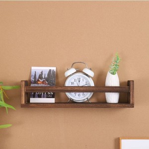 Wooden <b>Wall</b> Shelf 2 Tier Rectangle Multipurpose <b>Hanging</b> <b>Storage</b> For Plants And Decorations - Product Image 3