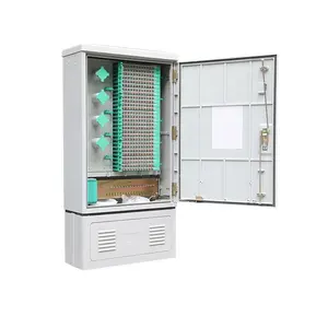 Fibre Optic Cable Outdoor 96 144 288 Fiber Cable Cross Connect Cabinet Optical Distribution Cabinet For Outdoor