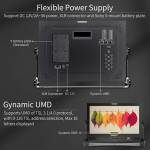 Seetec ATEM173S 17.3นิ้วจอถ่ายทอดสด Full3G-SDI HDMI หลายกล้อง HD ออกอากาศจอภาพสำหรับออกอากาศผู้กำกับ - Product Image 5
