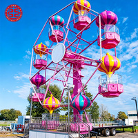 Atracciones de Parque de Diversiones, Mini Rueda de la Fortuna de 20 Asientos en Venta, Rueda de la Fortuna para Adultos, Rueda de la Fortuna Comercial