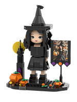 Blocs de construction personnalisés pour Halloween, jouet de briques avec photo personnalisée, costume de citrouille effrayant, mini personnage DIY, souvenir, cadeau OEM
