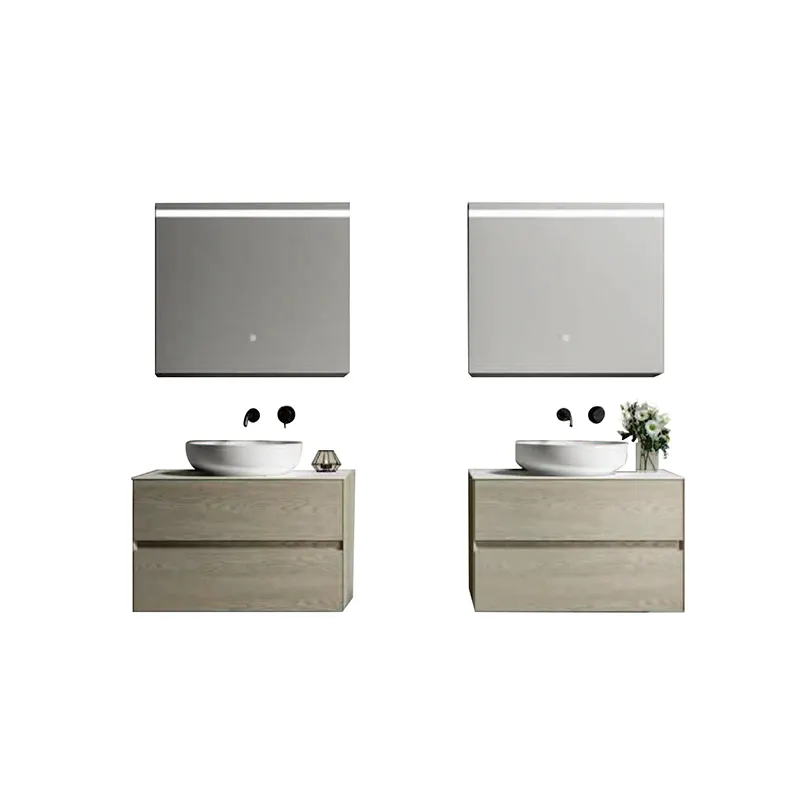 Full Set Bathroom Cabinet Cheap Wall 2021 New High Quality China Factory 30 Inch Bathroom Vanity Vanity Combo Modern 1 Set