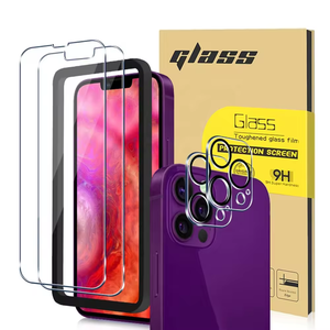 ฟิล์มกระจกความละเอียดสูงกันรอยหน้าจอและเลนส์กล้องสำหรับ iPhone 15 14 13 12 Plus Pro MAX S23 S24 - Product Image 3