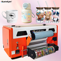 Mendukung instalasi Video Online A3 gulungan otomatis penuh untuk Roll Transfer Uv pencetak Dtf untuk botol cangkir pena bungkus Printer Uv