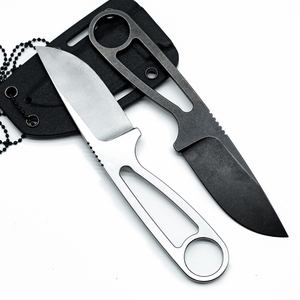 Customizable Damascus Steel Skeleton <strong>Fixed</strong> <strong>Blade</strong> Pocket Knife Stainless Handle for Outdoor Survival EDC OEM for Industrial Use - Product Image 2