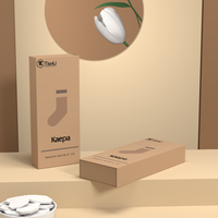 Cajas de Papel Kraft para Calcetines y Ropa Interior con Logotipo al por Mayor, Cajas de Embalaje de Papel Kraft con Ventanas