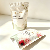 Sachets personnalisés mats en papier kraft recyclé avec fermeture éclair pour aliments, snacks et fruits lyophilisés