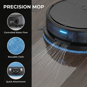 Nouveau produit 2026 : Aspirateur robot 3-en-1 pour balayage, lavage et aspiration (humide et sec) pour la maison - Product Image 3