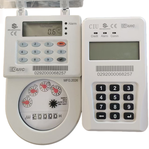 Compteur d'eau intelligent numérique prépayé STS en laiton avec clavier à jetons, prix <span class=keywords><strong>de</strong></span> gros domestique abordable, protection IP68, livraison gratuite - Product Image 1