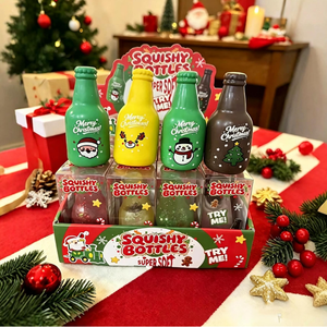 Juguete Antiestrés de Navidad 2026, Caja Sorpresa con Forma de Botella de Cerveza, Juguete Blandito de Malto, Regalos Navideños Novedosos - Product Image 2