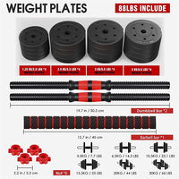 Mancuernas 5kg 10 Kg 20 Kg Alter Halter Ciment Béton Haltère Ensemble Dumb Bells Juego De Pesas Dunbells Kit De Pesas