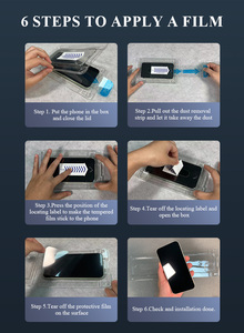 Miếng Bảo Vệ Màn Hình Dễ Dàng Lắp Đặt Với Dải Chống Bụi Cho Iphone 14, Kính Cường Lực Riêng Tư Cho Iphone 14 Pro Max HD Không Bụi - Product Image 3