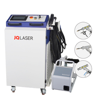 Machine de soudage laser 1500W, soudeuse laser à fibre portable, machine de soudage, de découpe et de nettoyage des métaux 4 en 1
