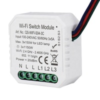 Módulo de Interruptor de alimentación, 3 Entradas, WiFi, BLE, SmartLife, Interruptor Inteligente, 220V, inalámbrico