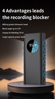 Comet LY20E - Brouilleur audio en plastique - Dispositif anti-enregistrement portable - 15 têtes ultrasoniques - Bloqueur d'enregistrement vocal - Protection de la vie privée