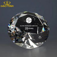 Adorno de Cristal con Forma de Diamante Arcoíris - Gema de Cristal Grande de 8 cm para Decoración del Hogar, Centro de Mesa para Bodas, Accesorio para Fotografía de Arte de Uñas