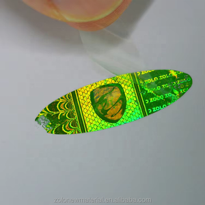 Étiquette de sécurité holographique anti-contrefaçon avec code-barres pour équipement industriel - Product Image 3