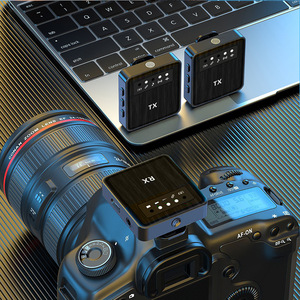 <b>Wireless</b> Lavalier <b>Microphone</b> Dual Port Outdoor Live Streaming Karaoke Noise Reduction Recording Equipment - Product Image 3
