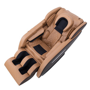 Mini Massage Chair SL Guide Rail 4D Robotic Hand Massage Wine Red <b>Light</b> Brown 118x73x108cm <b>Plug</b>-In Timing Function - Product Image 4