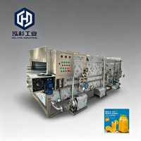 Pasteurisateur de type tunnel à commande PLC 6000 BPH, homologué CE, fournisseur d'usine, pour bouteilles de bière