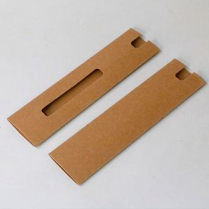 Étuis en papier kraft personnalisés - Porte-stylo unique pour l'école, le bureau ou l'emballage de cadeaux d'affaires - Product Image 4