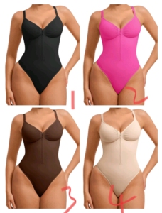 Mono de una pieza sin costuras con cuello en forma de corazón de durazno, transpirable y cómodo, para mujer, venta al por mayor, éxito en TikTok - Product Image 3