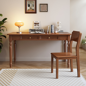 Tất cả rắn gỗ mỹ Retro pháp bàn cho căn hộ nhỏ phong cách Châu Âu nhà nghiên cứu & phòng ngủ bằng văn bản máy tính bàn - Product Image 6