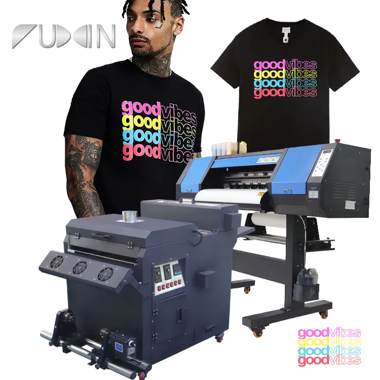 T Shirt Printing Machine Heat Press 60cm Dtf Printer On Pet Film