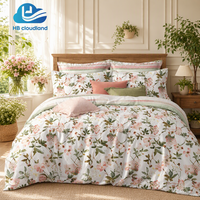 Parure de lit Cloudland Premium, housse de couette, taies d'oreiller, ensemble pour chambre principale, hôtel de luxe, 400TC, coton égyptien, imprimé