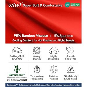 Conjunto de Pijamas de Viscosa de Bambú al por Mayor para Mujer, Ropa de Dormir de Manga Larga, Ropa de Casa Refrescante, Pantalones Jogger Tallas S a XXL - Product Image 6