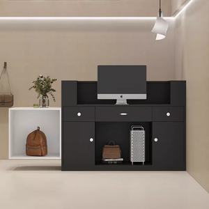 Meubles de bureau de salon de beauté modernes, ensemble de tables, Oficina Scrivania, réception moderne, comptoir de réception, salon de beauté - Product Image 4