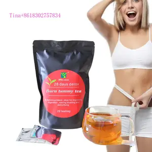 दैनिक स्वास्थ्य पेय सौंदर्य और वजन घटाने के समाधान फिट चाय के लिए ऑर्गेनिक डिटॉक्स स्लिमिंग बर्न टमी चाय