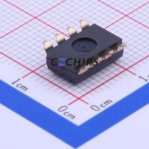 DSIC04LS-P DIP Switch SMD-8P,6x10.2mm Switch Flat Toggle, Raised Type Single Pole Single Throw 4 Gull Wing Type - Product Image 2