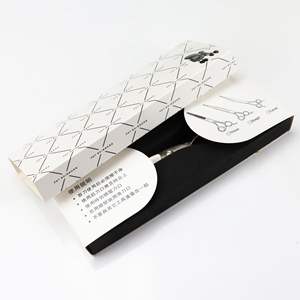 Tesoura de cabeleireiro, tesoura de cabeleireiro de papel eco-amigável, embalagem especial de tesoura, caixa de armazenamento e logotipo personalizável - Product Image 1